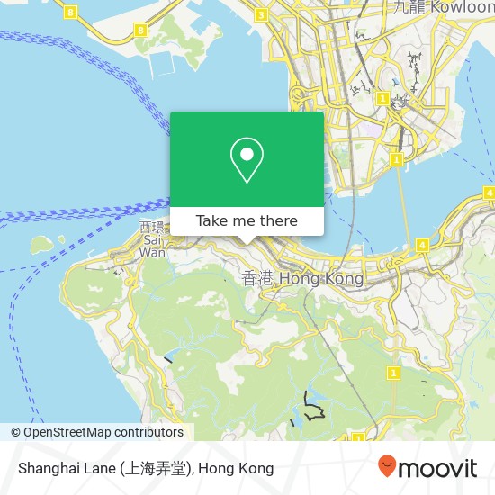 Shanghai Lane (上海弄堂) map