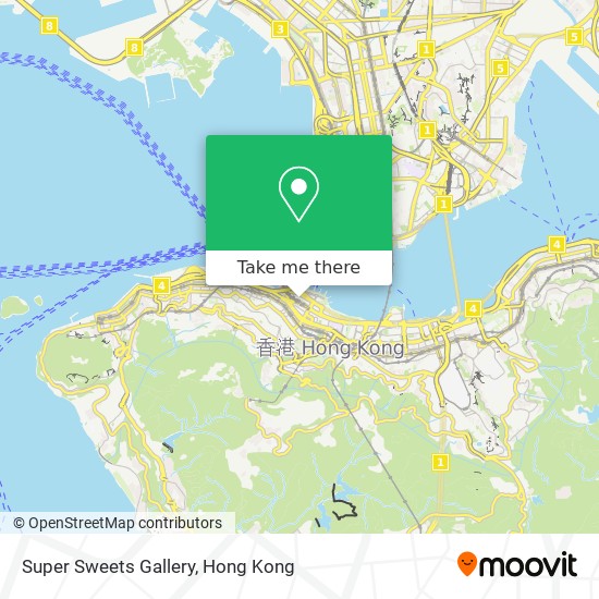 Super Sweets Gallery map