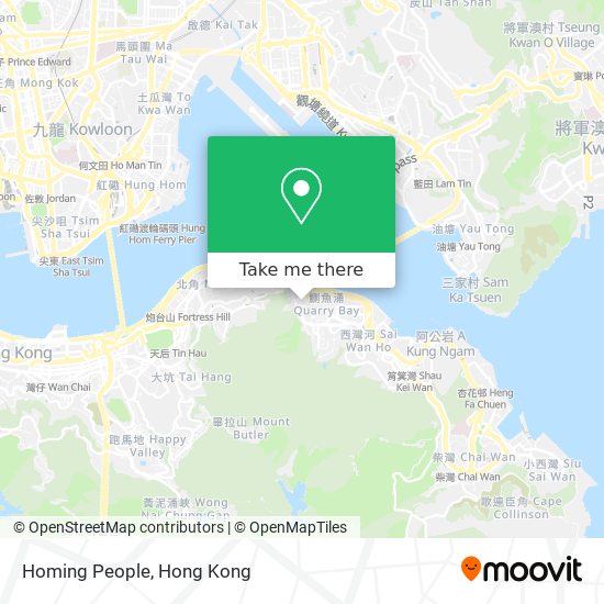 Homing People map