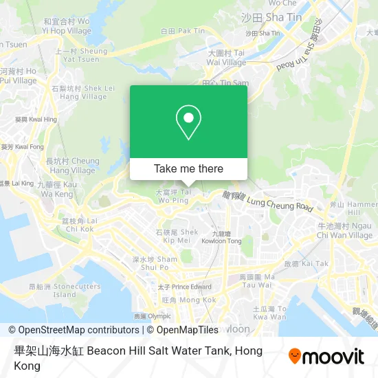 畢架山海水缸 Beacon Hill Salt Water Tank map