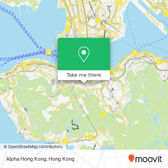Alpha Hong Kong map