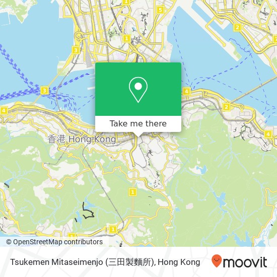 Tsukemen Mitaseimenjo (三田製麵所) map