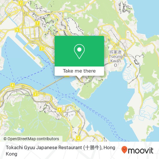 Tokachi Gyuu Japanese Restaurant (十勝牛) map