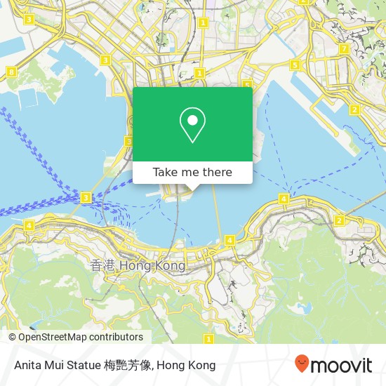 Anita Mui Statue 梅艷芳像 map