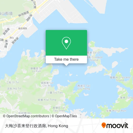 大梅沙喜来登行政酒廊 map