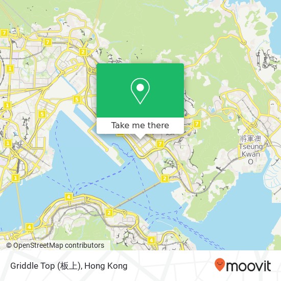 Griddle Top (板上) map