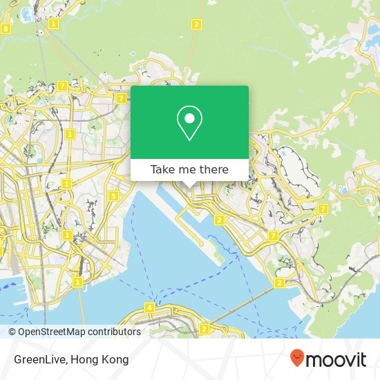 GreenLive map