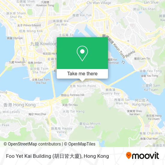 Foo Yet Kai Building (胡日皆大廈)地圖