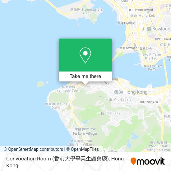 Convocation Room (香港大學畢業生議會廳) map