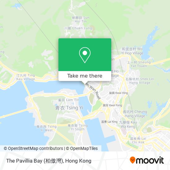 The Pavillia Bay (柏傲灣) map