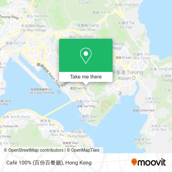 Café 100% (百份百餐廳) map