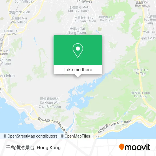 千島湖清景台 map