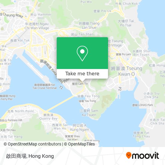 啟田商場地圖