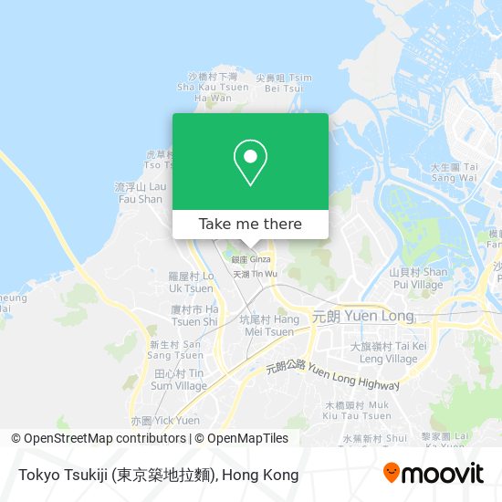 Tokyo Tsukiji (東京築地拉麵) map