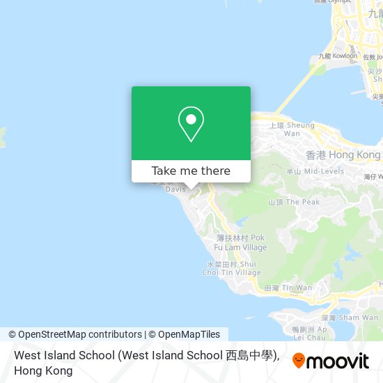 West Island School地圖