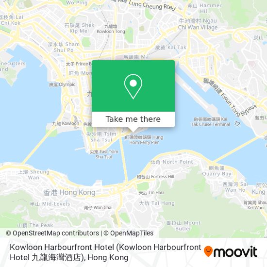 Kowloon Harbourfront Hotel map