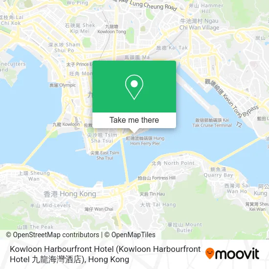 Kowloon Harbourfront Hotel地圖