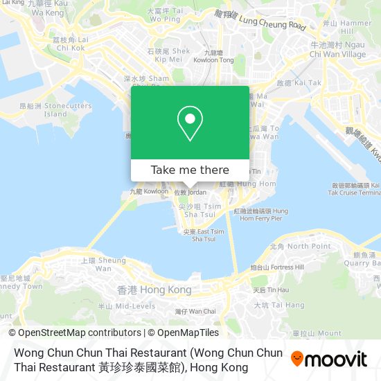 Wong Chun Chun Thai Restaurant map