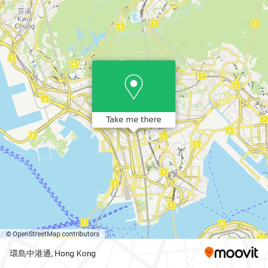 環島中港通 map