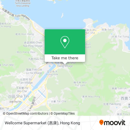 Wellcome Supermarket (惠康)地圖