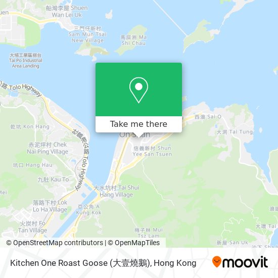 Kitchen One Roast Goose (大壹燒鵝) map