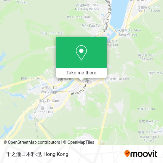 千之瀧日本料理 map