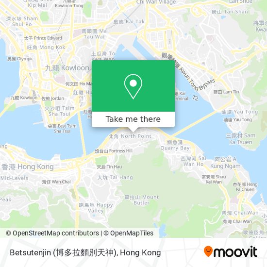 Betsutenjin (博多拉麵別天神) map