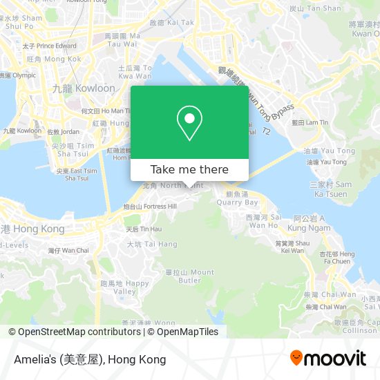 Amelia's (美意屋) map