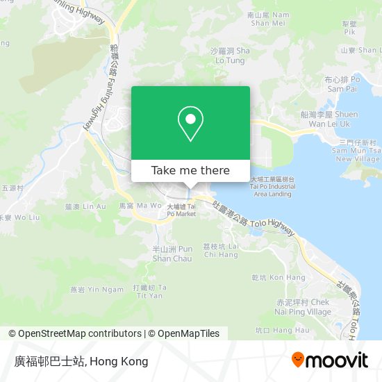 廣福邨巴士站 map