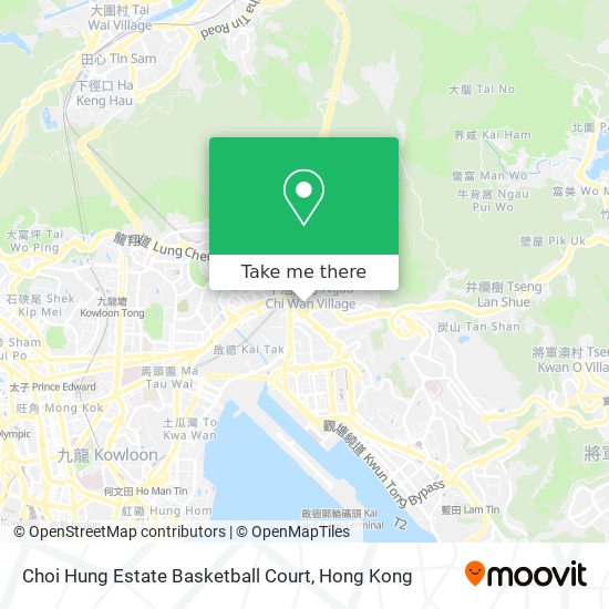 Choi Hung Estate Basketball Court map