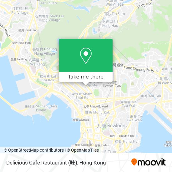 Delicious Cafe Restaurant (味) map
