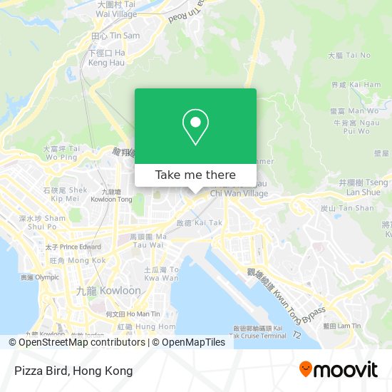 Pizza Bird map