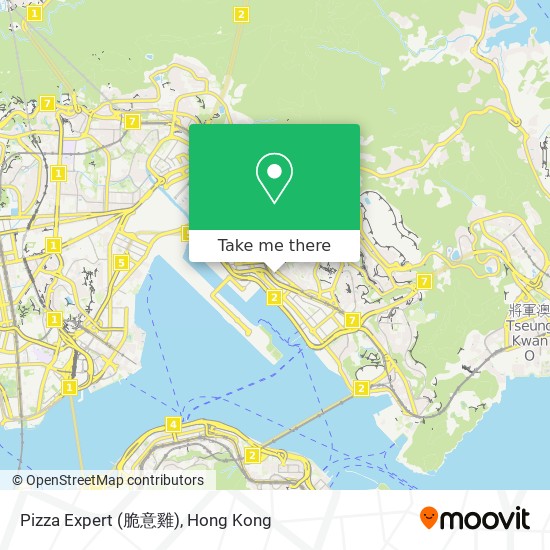 Pizza Expert (脆意雞) map