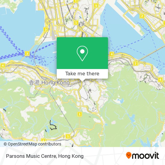 Parsons Music Centre map