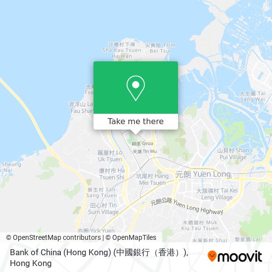 Bank of China (Hong Kong) (中國銀行（香港）)地圖