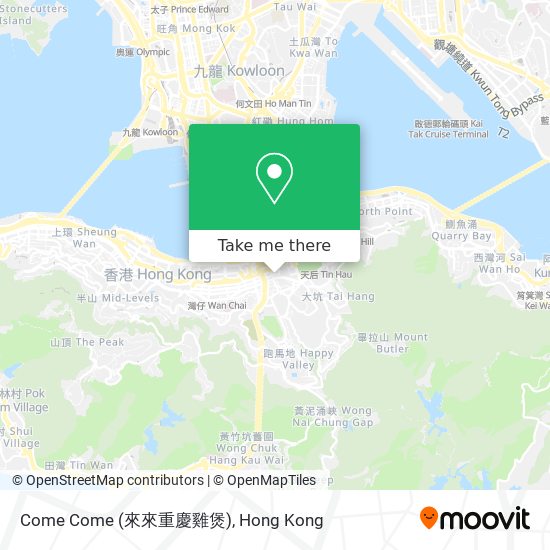 Come Come (來來重慶雞煲) map