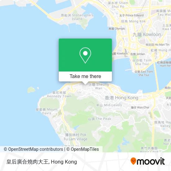皇后廣合燒肉大王地圖