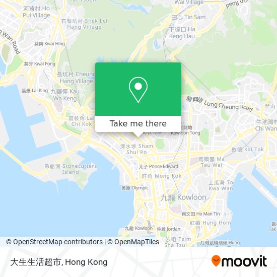 大生生活超市 map