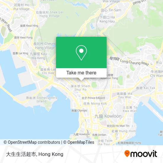 大生生活超市地圖