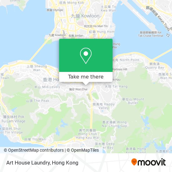 Art House Laundry map