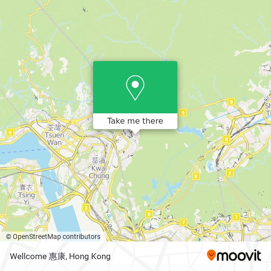 Wellcome 惠康 map