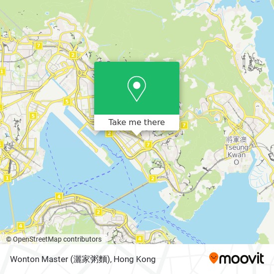 Wonton Master (灑家粥麵) map