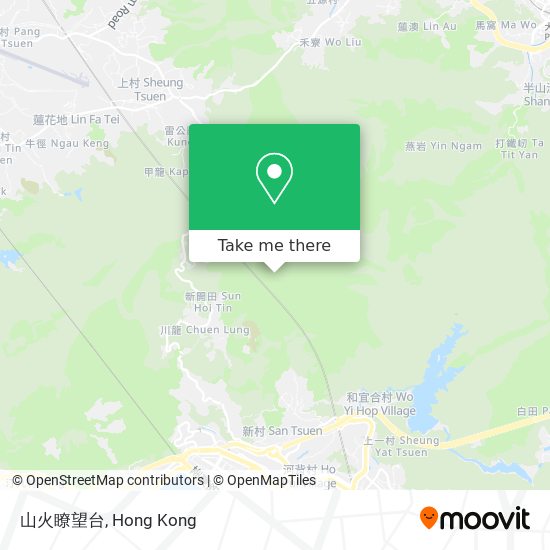 山火瞭望台 map