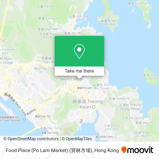 Food Place (Po Lam Market) (寶林市場) map