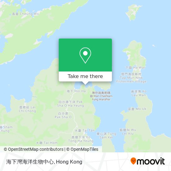 海下灣海洋生物中心 map