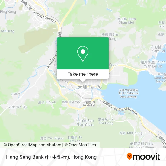 Hang Seng Bank (恒生銀行)地圖