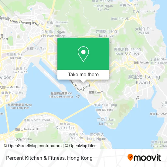Percent Kitchen & Fitness map