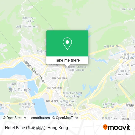 Hotel Ease (旭逸酒店)地圖