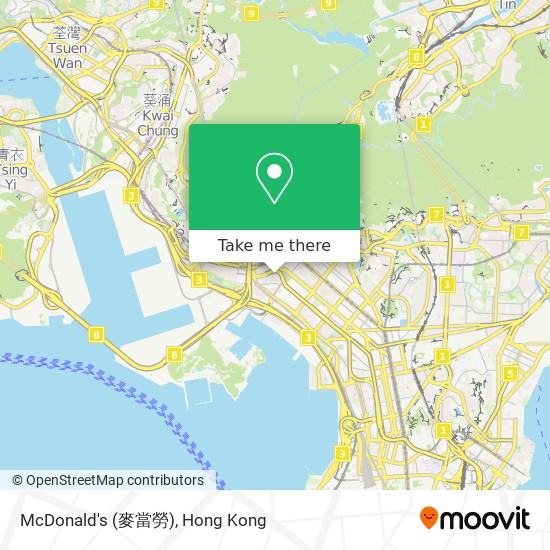 McDonald's (麥當勞)地圖