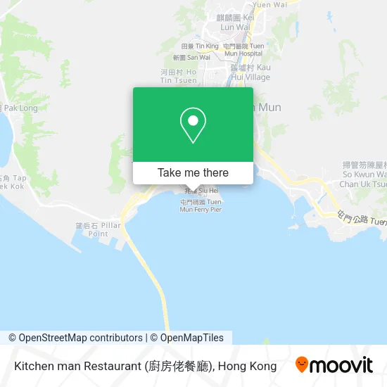 Kitchen man Restaurant (廚房佬餐廳)地圖